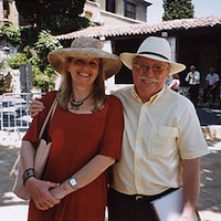 Virginia Fagini e Bob Willoughby, Saint-Paul-de-Vence 2002
